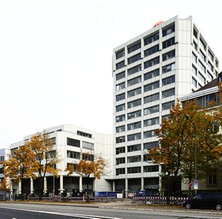 Rosenheimer Straße 143 - Atlas Hochhaus vor der Entkernung. Oktober 2015.