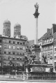 Marienplatz Mariensäule um 1888.