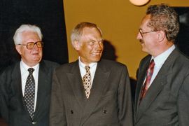 Georg Kronawitter, Dr. Hans-Jochen Vogel und Christian Ude.